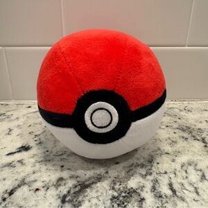 Pokemon Red and White Pokeball Stuffed Toy